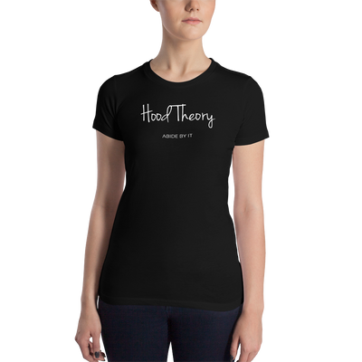 Hood Theory (WNB) Women’s Slim Fit T-Shirt