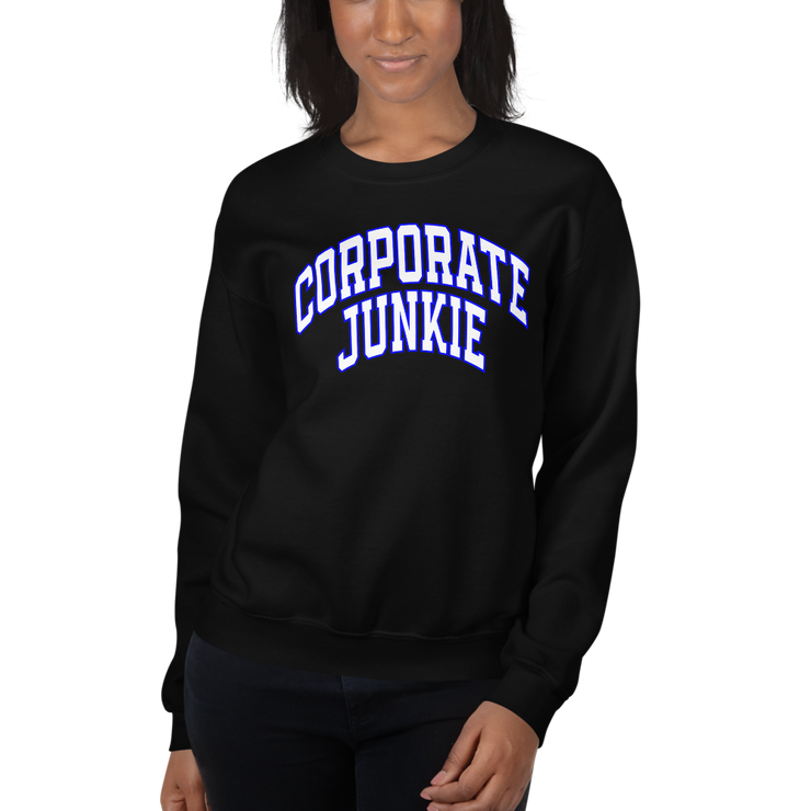 Hood Theory Memes (Corporate Junkie-Blu, Whi, Whi L) Unisex Crew Neck Sweatshirt