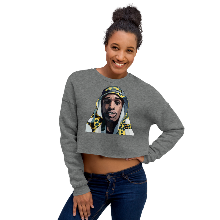 Hood Theory Hip Hop (A$AP) Women's Crop Sweatshirt