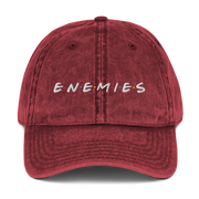 ENEMIES (WEL) Unisex Vintage Cotton Twill Cap