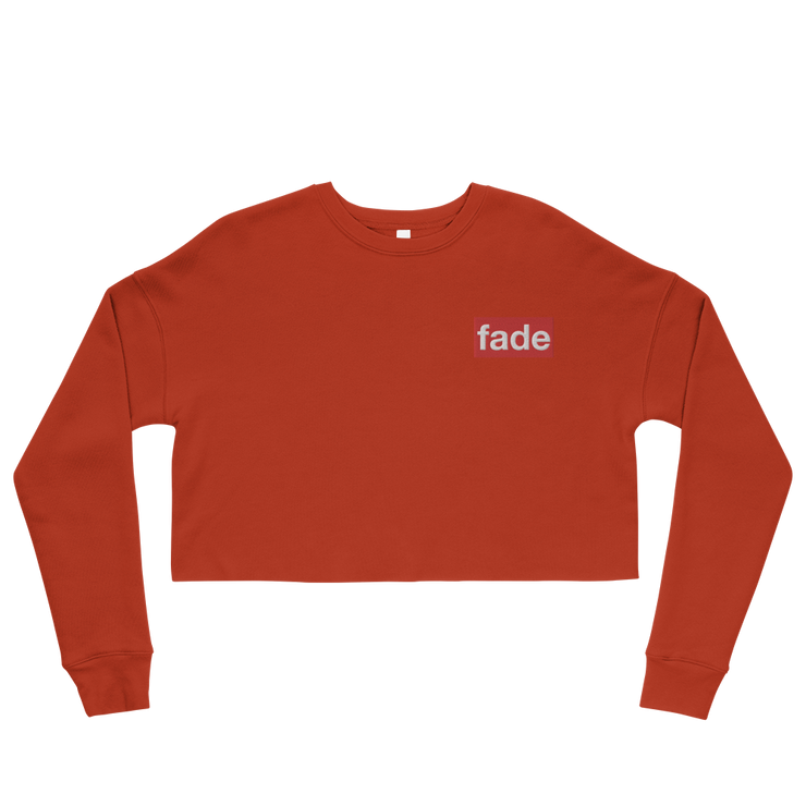 fade (RWBEL) Women's Crop Sweatshirt