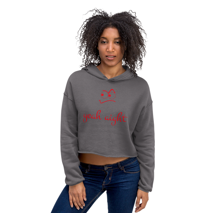 yeah aight (RNB) Women's Crop Hoodie