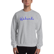 Hood Theory Memes (Wakanda-Blue-W) Unisex Crew Neck Sweatshirt