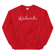 Hood Theory Memes (Wakanda-White-W) Unisex Crew Neck Sweatshirt