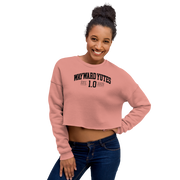 Hood Theory Memes (WAYWARD YUTES-BL) Women's Crop Sweatshirt