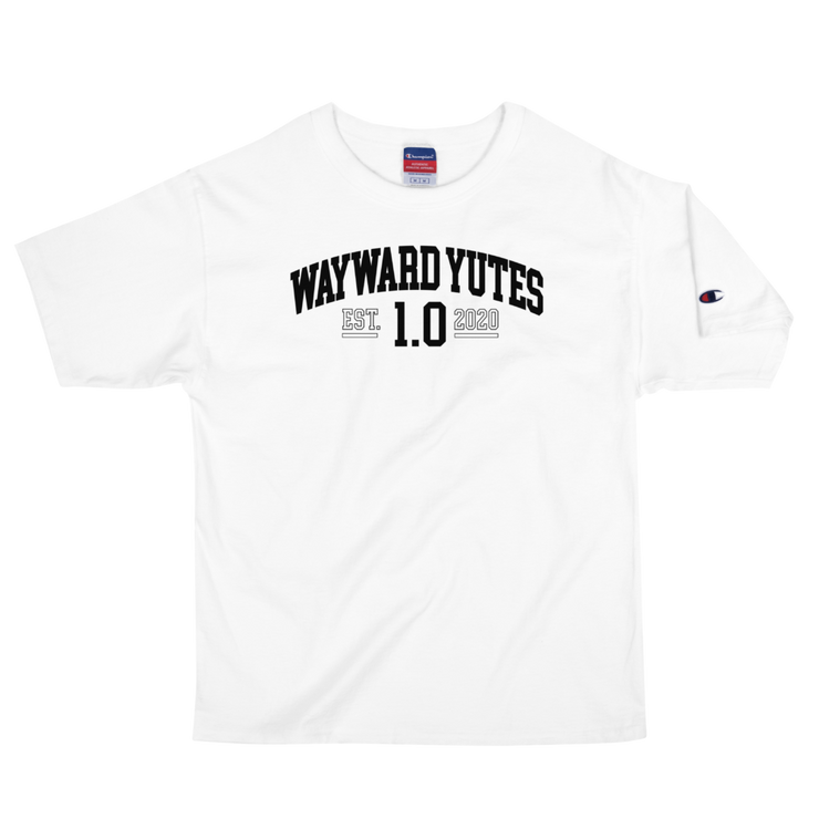 Hood Theory Memes (WAYWARD YUTES-BL) Men's Champion T-Shirt