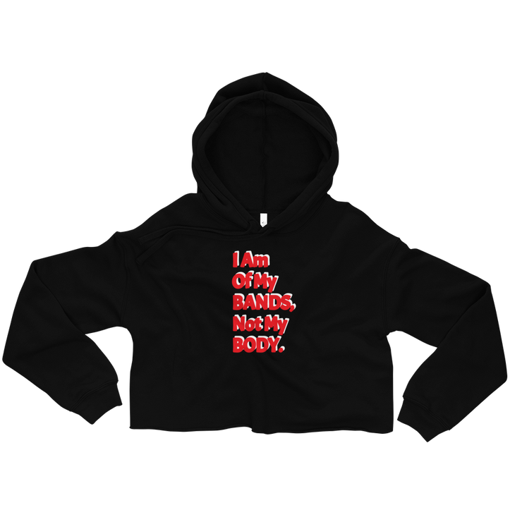 Hood Theory x James Caimen (BANDS) Women's Crop Hoodie