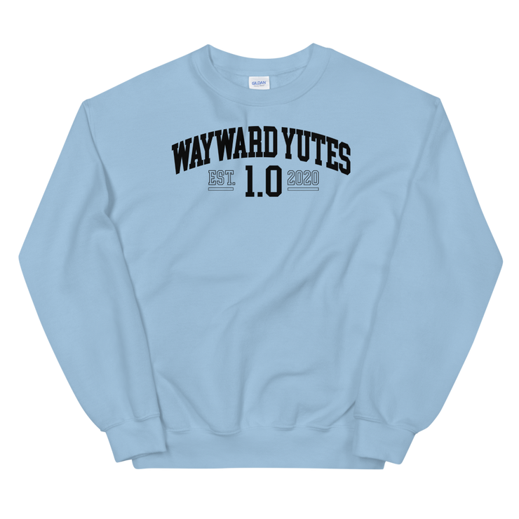 Hood Theory Memes (WAYWARD YUTES-BL) Unisex Crew Neck Sweatshirt