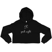 yeah aight (WNB) Women's Crop Hoodie