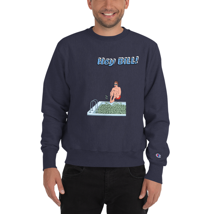 Hood Theory x James Caimen (Hey BILL!) Men's Champion Sweatshirt