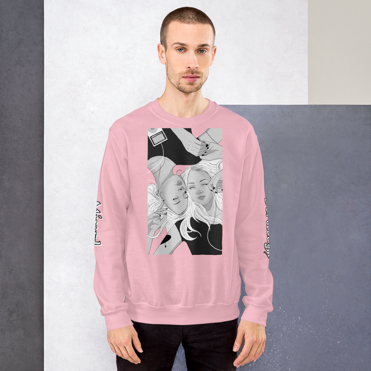 Hood Theory x James Caimen (MS) Unisex Crew Neck Sweatshirt