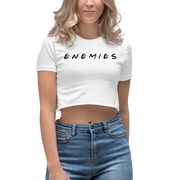 ENEMIES (BL) Women's Cropped T-Shirt