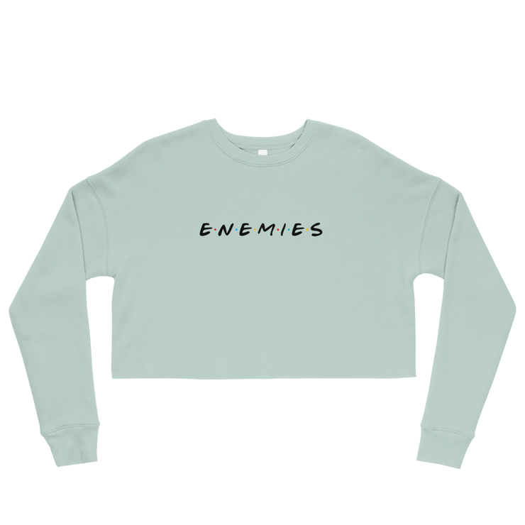 ENEMIES (BL) Women's Crop Sweatshirt