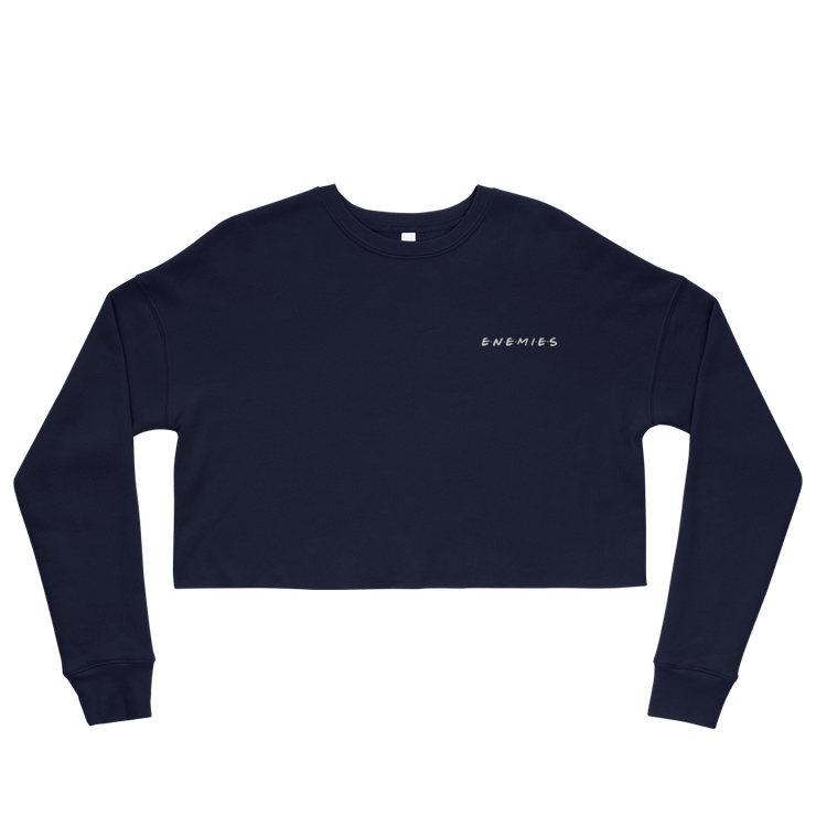 ENEMIES (WEL) Women's Crop Sweatshirt