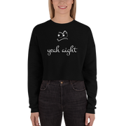 yeah aight (WNB) Women's Crop Sweatshirt