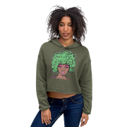 Hood Theory x James Caimen (YAF) Women's Crop Hoodie