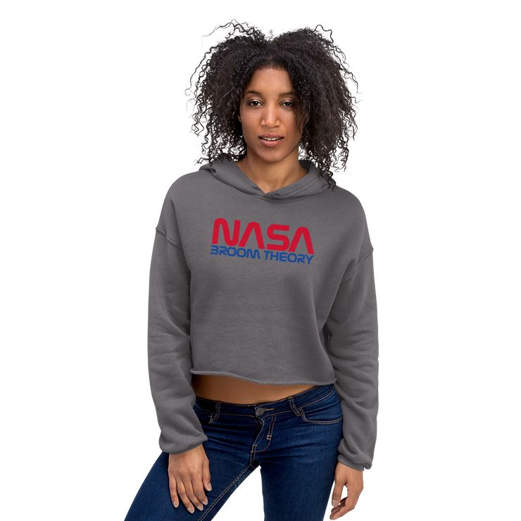 Hood Theory Memes (N.B.T) Women's Crop Hoodie