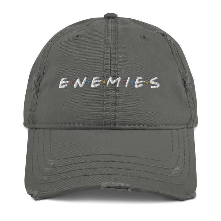 ENEMIES (WEL) Unisex Distressed Dad Hat