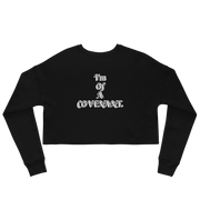 Hood Theory x James Caimen (COVENANT) Women's Crop Sweatshirt