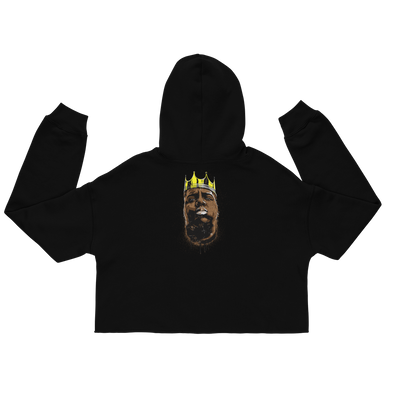 Hood Theory Hip Hop (B.I.G) Women's Crop Hoodie