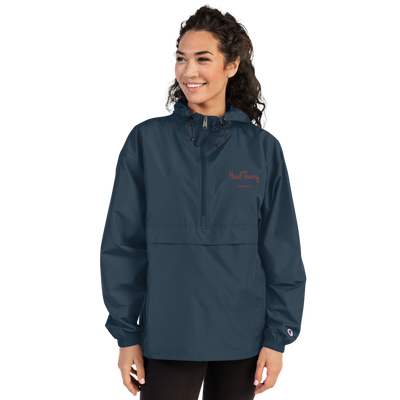 Hood Theory (REL) Women's Embroidered Champion Packable Jacket