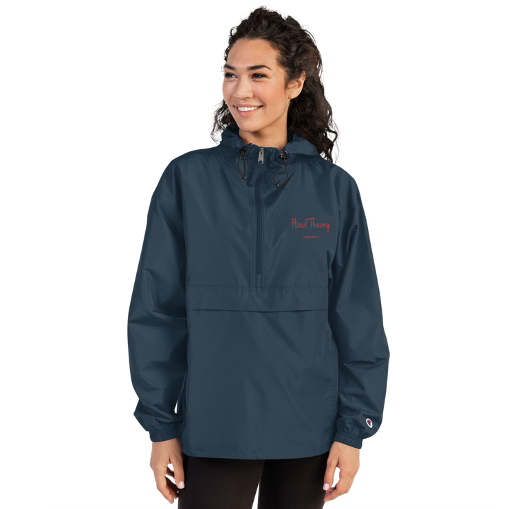 Hood Theory (REL) Women's Embroidered Champion Packable Jacket