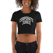 Hood Theory Memes (Corporate Junkie-Whi, Whi L) Women’s Crop Tee BC