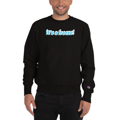 Hood Theory x James Caimen (it's a freeze!) Men's Champion Sweatshirt