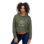 Hood Theory x James Caimen (PF) Women's Crop Hoodie