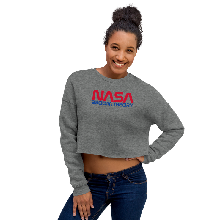 Hood Theory Memes (N.B.T) Women's Crop Sweatshirt