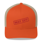 Hood Theory Memes (WAY OFF-Red) Unisex Retro Trucker Hat