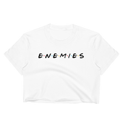 ENEMIES (BL) Women's Cropped T-Shirt