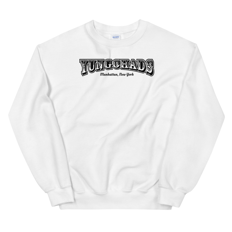 Hood Theory Memes (YUNGCHADS-FBL) Unisex Crew Neck Sweatshirt