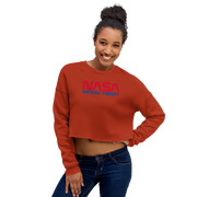 Hood Theory Memes (N.B.T) Women's Crop Sweatshirt