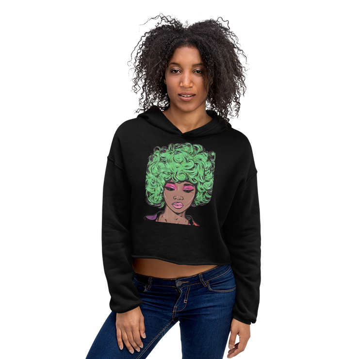 Hood Theory x James Caimen (YAF) Women's Crop Hoodie