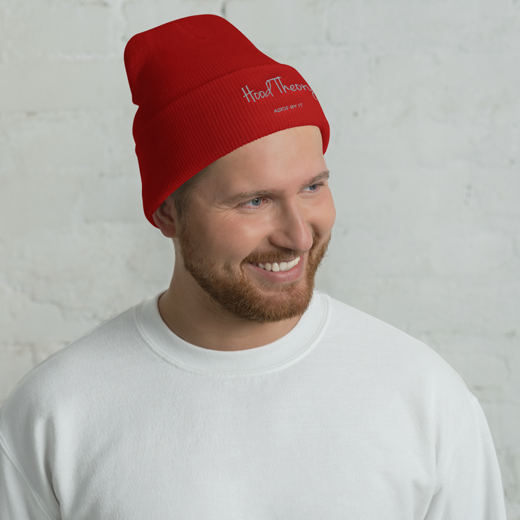 Hood Theory (GEL) Men's Cuffed Beanie