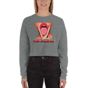 Hood Theory x James Caimen (PUSS-SPIRATION) Women's Crop Sweatshirt