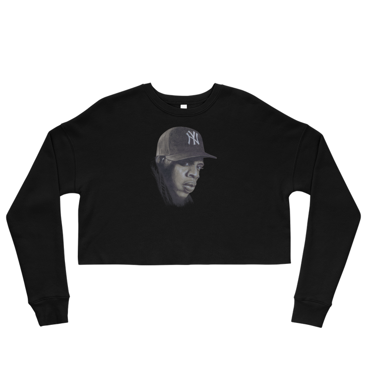 Hood Theory Hip Hop (JAY-Z) Women's Crop Sweatshirt