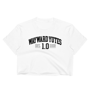 Hood Theory Memes (WAYWARD YUTES-BL) Women's Cropped T-Shirt