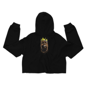 Hood Theory Hip Hop (B.I.G) Women's Crop Hoodie