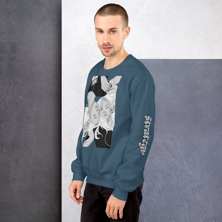 Hood Theory x James Caimen (MS) Unisex Crew Neck Sweatshirt