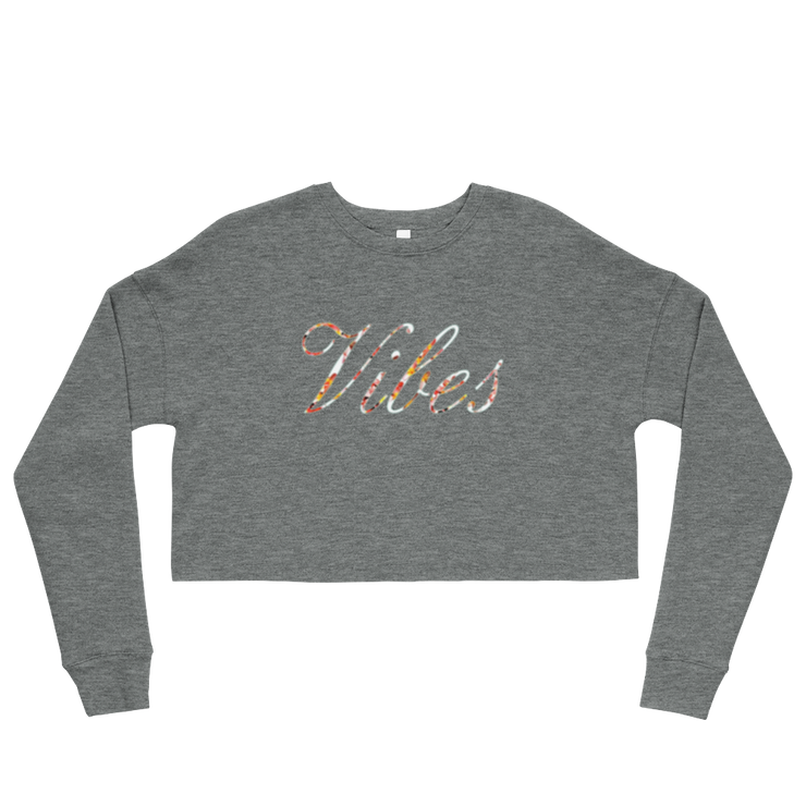 Hood Theory x James Caimen (Vibes) Women's Crop Sweatshirt