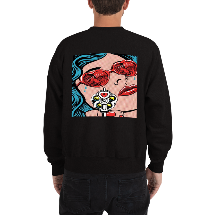 Hood Theory x James Caimen (it's a freeze!) Men's Champion Sweatshirt