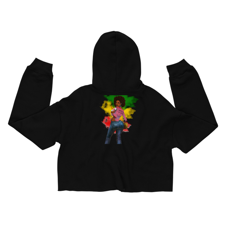 Hood Theory Memes (WL-IGYB) Women's Crop Hoodie