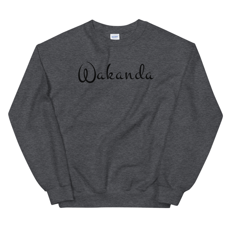 Hood Theory Memes (Wakanda-Black-B) Unisex Crew Neck Sweatshirt