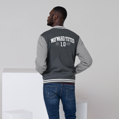 Hood Theory Memes (WAYWARD YUTES-WL) Men's Letterman Jacket