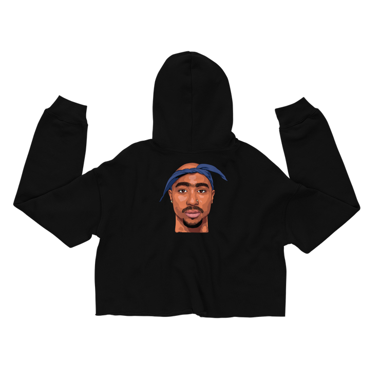 Hood Theory Hip Hop (PAC) Women's Crop Hoodie