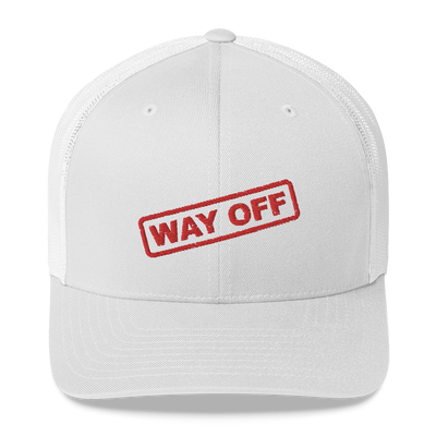 Hood Theory Memes (WAY OFF-Red) Unisex Retro Trucker Hat