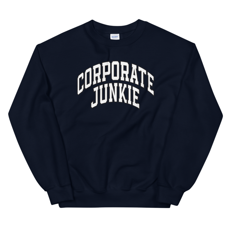 Hood Theory Memes (Corporate Junkie-Whi, Whi L) Unisex Crew Neck Sweatshirt