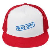 Hood Theory Memes (WAY OFF-Blue) Unisex 5 Panel Trucker Cap